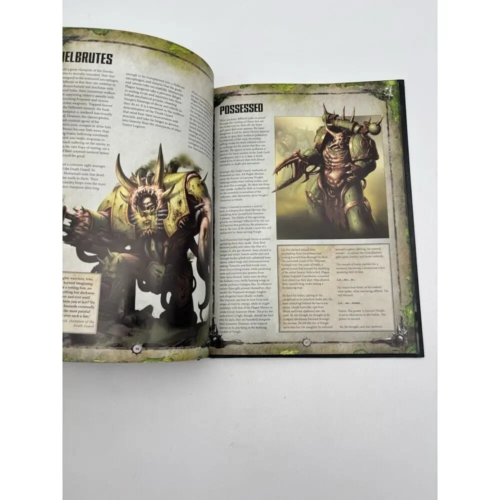 Warhammer 40,000: Codex Heretic Astartes - Death Guard (Hardcover ) VG Condition